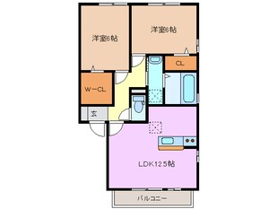 エムズスクエア　Aの物件間取画像